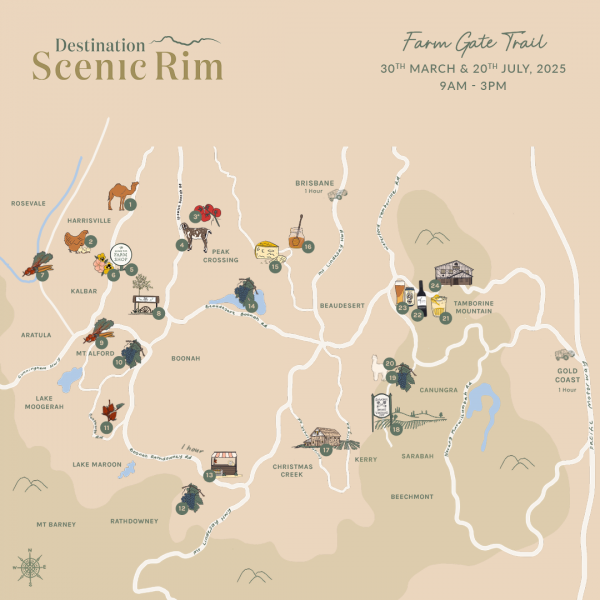 Scenic Rim Farm Gate Trail - Sunday 20 July